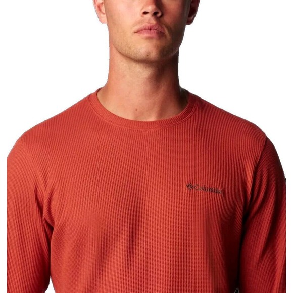 Columbia Pitchstone Knit Crew Sweatshirt for Men - Warp Red - 2XL - Picture 4 of 5